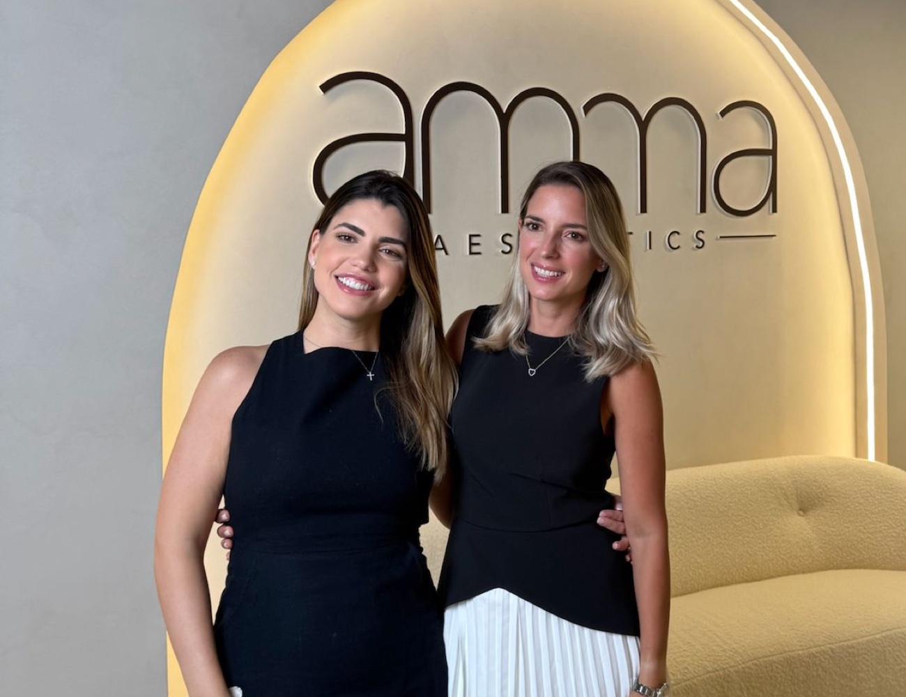 AMMA Aesthetics founders Marcia León and Patricia Lahera