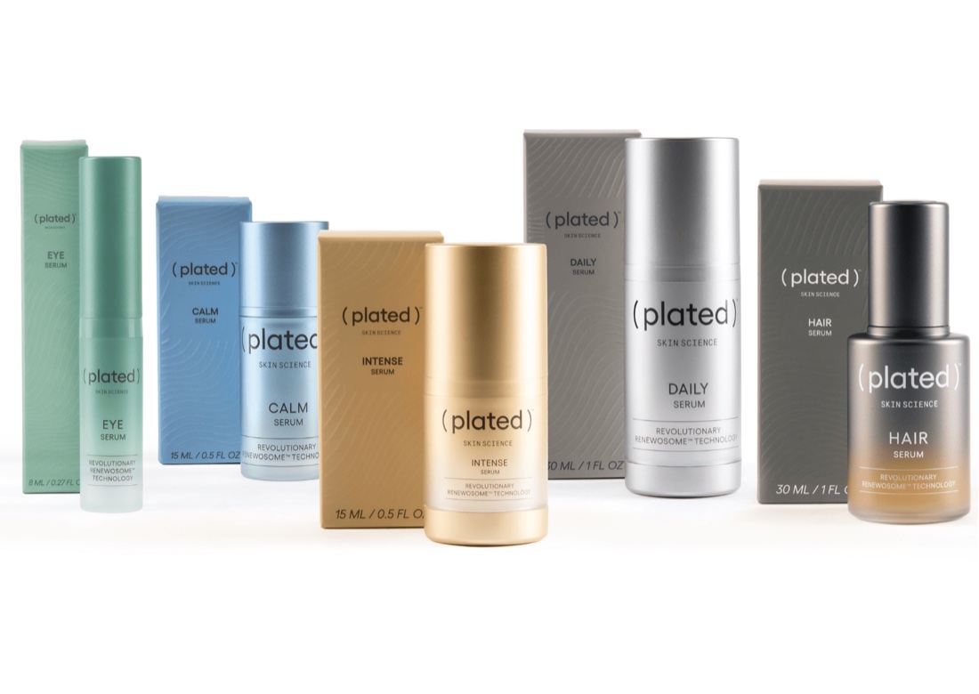 Plated Skin Science products at AMMA Aesthetics