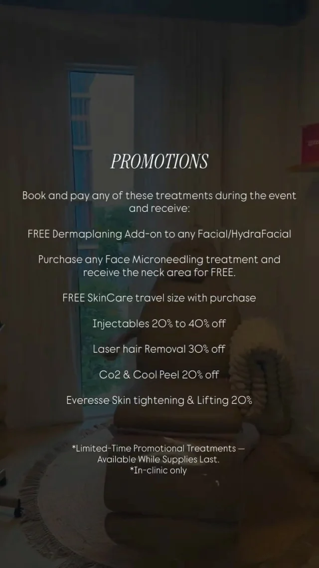 One year of beauty, confidence, growth… and most importantly, one year of YOU. 🤍

Join us as we celebrate our first anniversary with an unforgettable evening at Amma!

✨ Live treatment demos
✨ Exclusive one-night-only specials
✨ Gifts & giveaways
✨ Treatment raffles — including Full Face Tox, EZGel & more
✨ Charm Bar by Mchrams
✨ Cocktails, bites & bubbly 🥂

SEPTEMBER 30 | 5–8 PM
📍 Amma Aesthetics, South Miami

Spots are limited — DM us to RSVP or RSVP here: https://www.ammaaesthetics.com/anniversary/